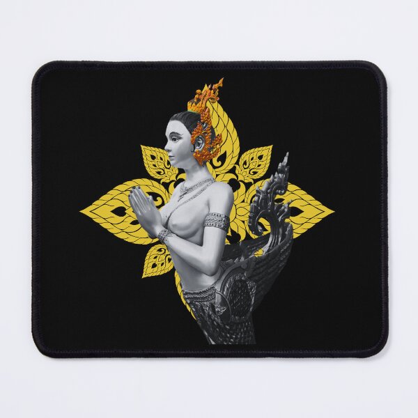 Item preview, Kinnaree Muse of Thailand B&W designed and sold by Linklandiya.