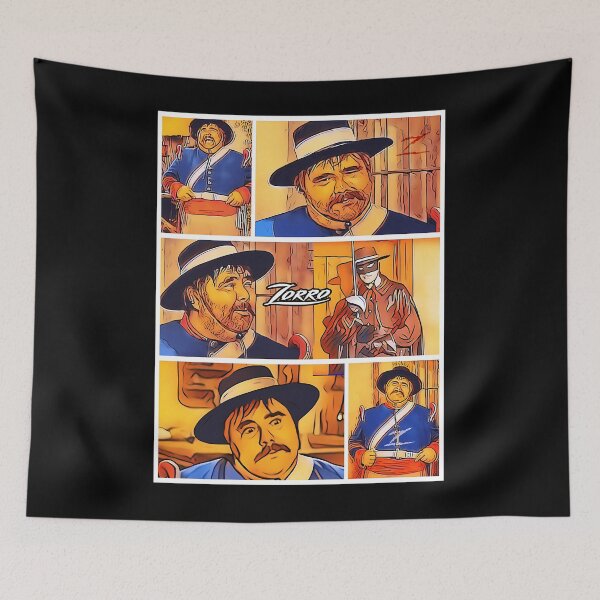 Item preview,  Zorro Don Diego De La Vega Sergeant Garcia Comic designed and sold by ZFStore.