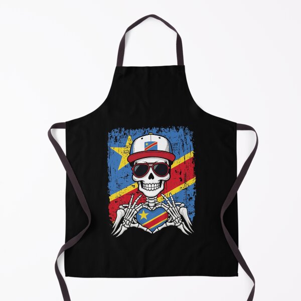 Item preview, DR Congo Pride Skeleton Art Tee designed and sold by Colorful Designs.