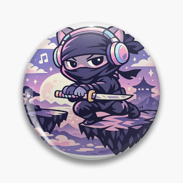Item preview, Lo-Fi Ninja Cat Vibes designed and sold by Rikkimaru07.