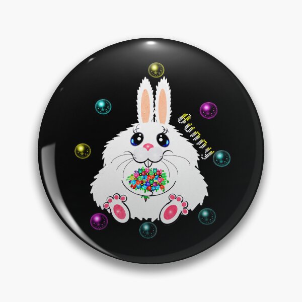 Item preview, Cute Bunny with Flowers designed and sold by Shirley cute art .