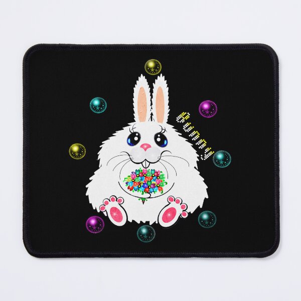 Item preview, Cute Bunny with Flowers designed and sold by Shirley cute art .