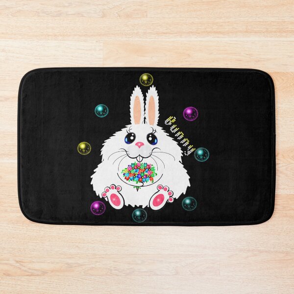 Item preview, Cute Bunny with Flowers designed and sold by Shirley cute art .