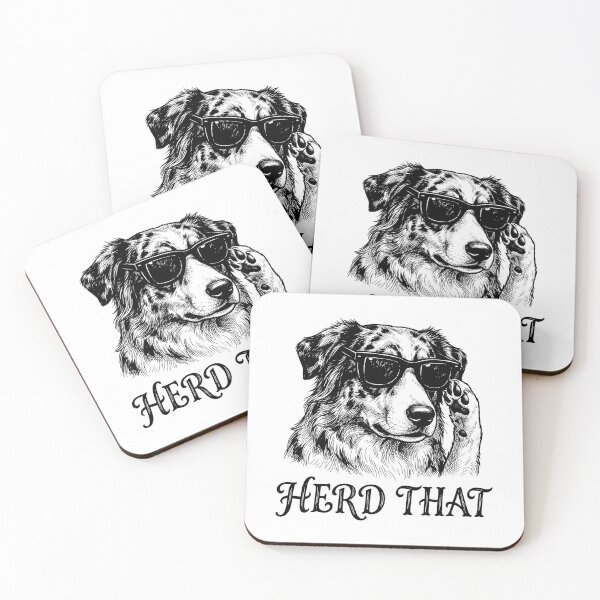 Item preview, I Herd You Australian Shepherd Aussie Dog Mom designed and sold by gunaone-design.