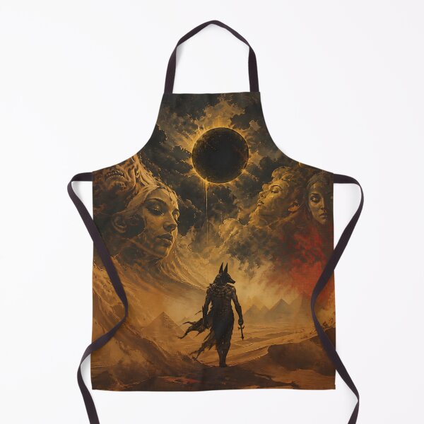 Item preview, Ghosts Of The Desert Surreal Anubis Wall Art designed and sold by ArtisElec.