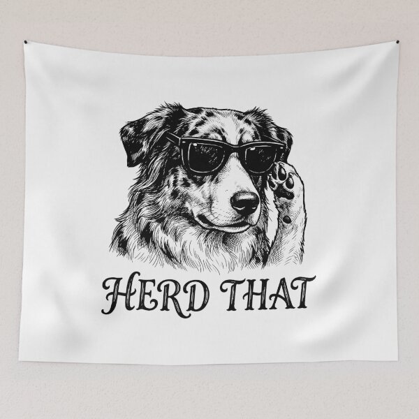 Item preview, I Herd You Australian Shepherd Aussie Dog Mom designed and sold by gunaone-design.