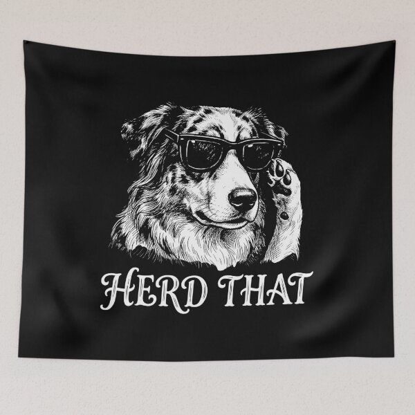 Item preview, Herd That Australian Shepherd Aussie Dog Mom designed and sold by gunaone-design.