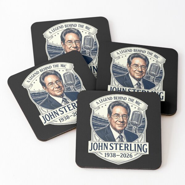 Item preview, John Sterling A Legend Behind The Mic 1938-2026 designed and sold by moabeArtistic.