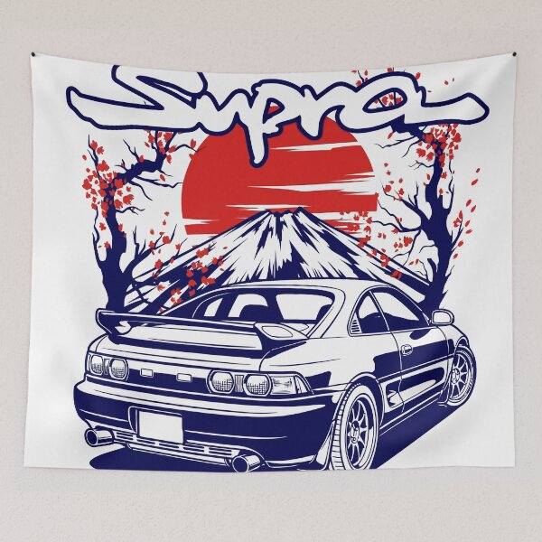 Item preview, Retro JDM Sports Car Japanese Sunset Graphic designed and sold by Mizaaj.