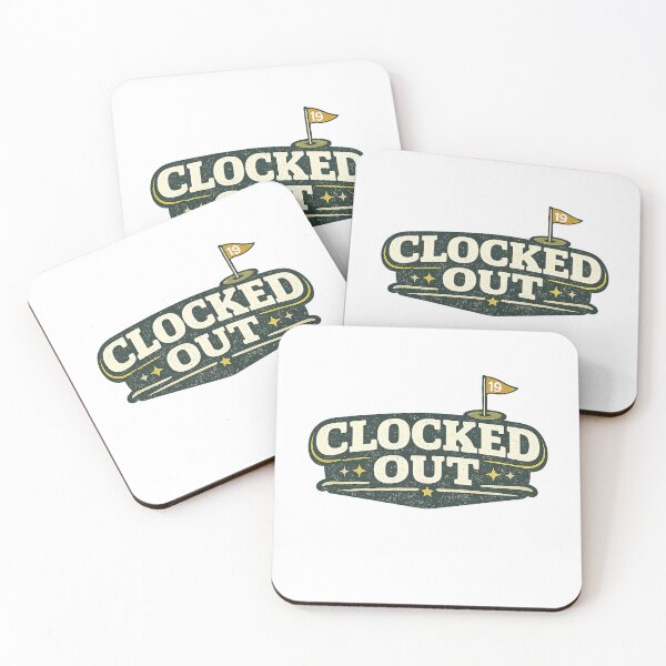 Item preview, Clocked Out Golf Beer Humor designed and sold by EastEndTownie.