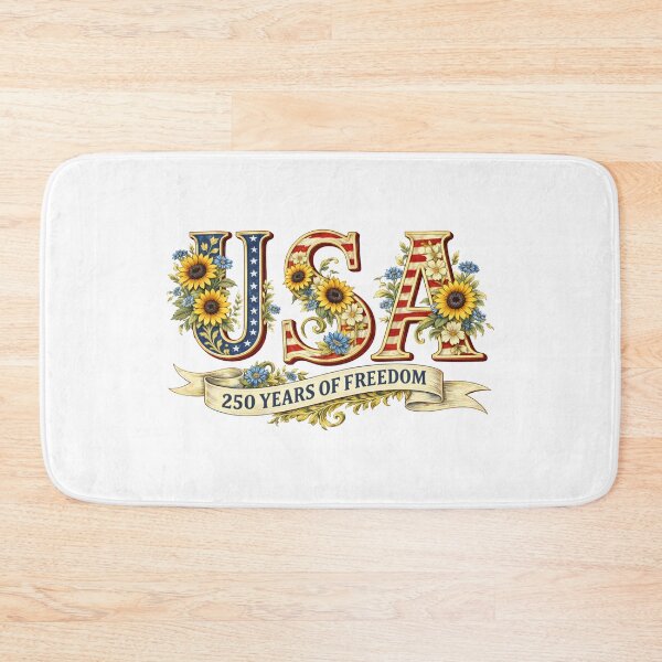 Item preview, Patriotic USA design with sunflowers designed and sold by TimesTwoAngela.