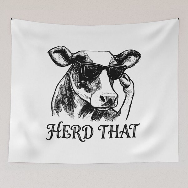 Item preview, Herd That Cow Funny Western designed and sold by gunaone-design.
