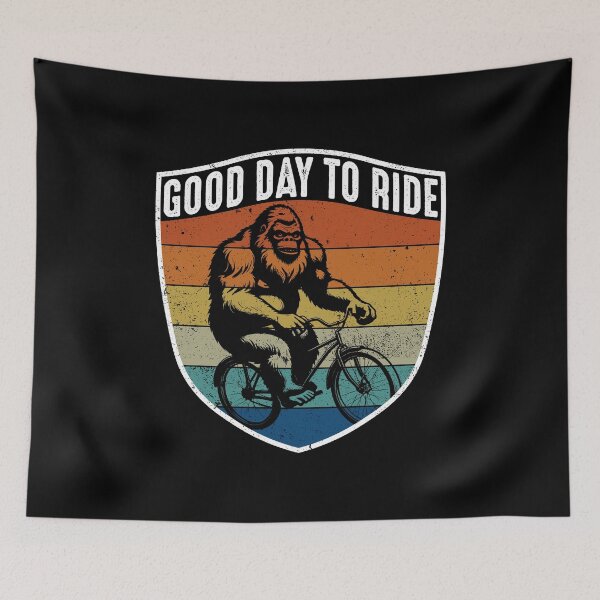 Item preview, World Bicycle Day Funny Cyclist Bigfoot Good Day To Ride designed and sold by gunaone-design.