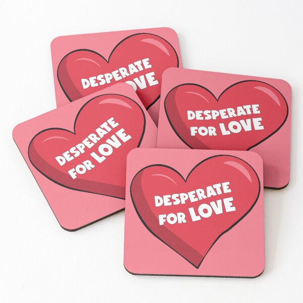 Item preview, Desperate For LOVE (Heart) designed and sold by pallytmerch.