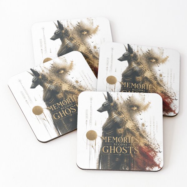 Item preview, Memories Become Ghosts –Artistic Anubis Mythology Art designed and sold by ArtisElec.