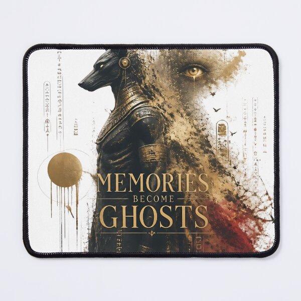 Item preview, Memories Become Ghosts –Artistic Anubis Mythology Art designed and sold by ArtisElec.