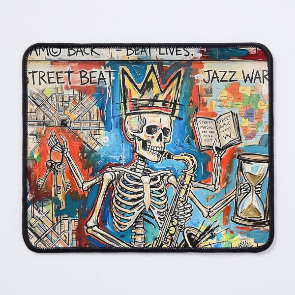 Item preview, Urban Street Art Style Abstract Painting Textured Mixed Media James Cattlett Neo Expressionist designed and sold by CattlettArt.