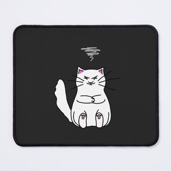 Item preview, Angry greedy cat_For black background designed and sold by Darlenehb.