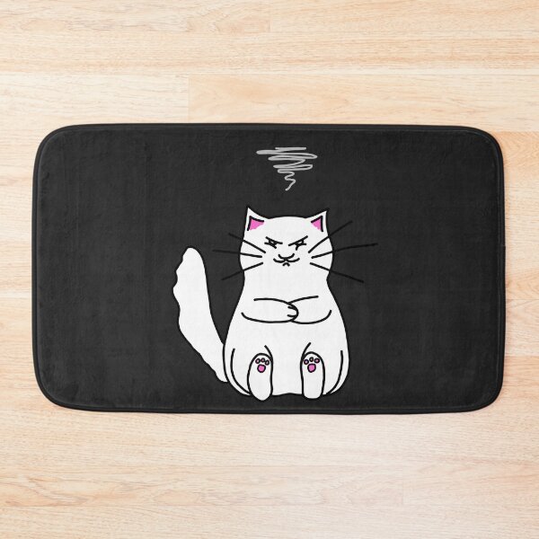 Item preview, Angry greedy cat_For black background designed and sold by Darlenehb.