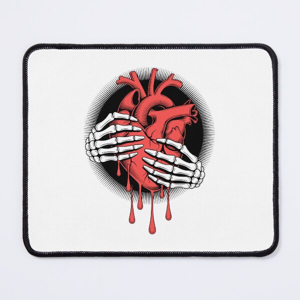 Item preview, Anatomical Heart Held By Skeleton Hands Art designed and sold by Mizaaj.