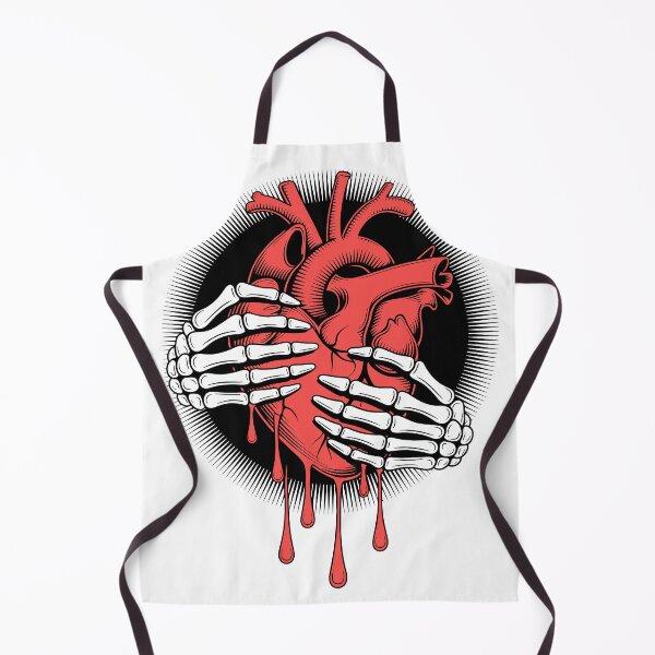 Item preview, Anatomical Heart Held By Skeleton Hands Art designed and sold by Mizaaj.