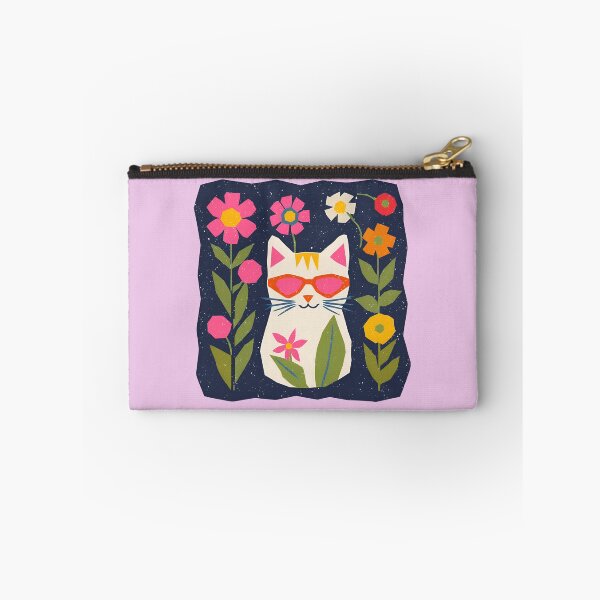 Item preview, Floral Folk Art Cat designed and sold by mellow-koko.