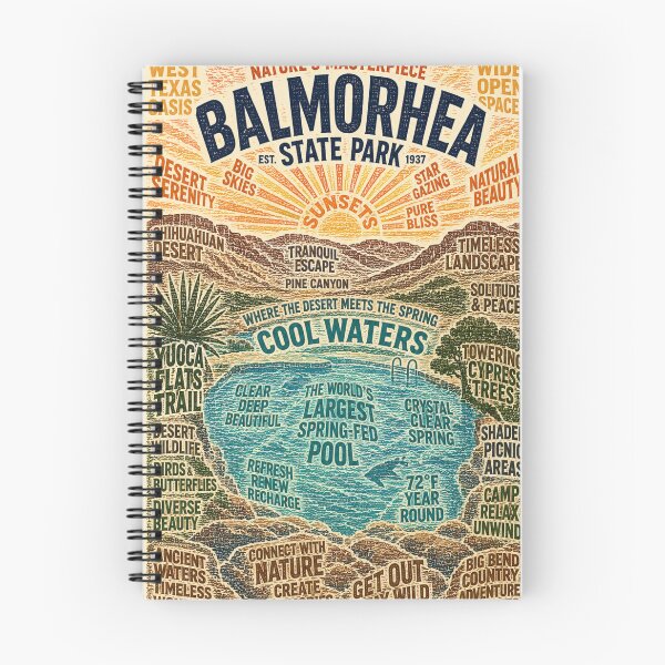 Item preview, Balmorhea State Park Texas Desert Spring Oasis with San Solomon Springs designed and sold by Aryabek.