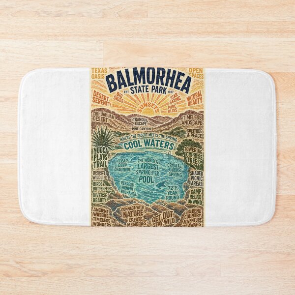 Item preview, Balmorhea State Park Texas Desert Spring Oasis with San Solomon Springs designed and sold by Aryabek.