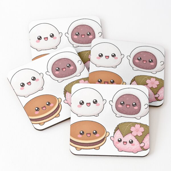 Item preview, Kawaii Japanese Wagashi Sweet Traditional Confectionery Art designed and sold by LainCellJapan.