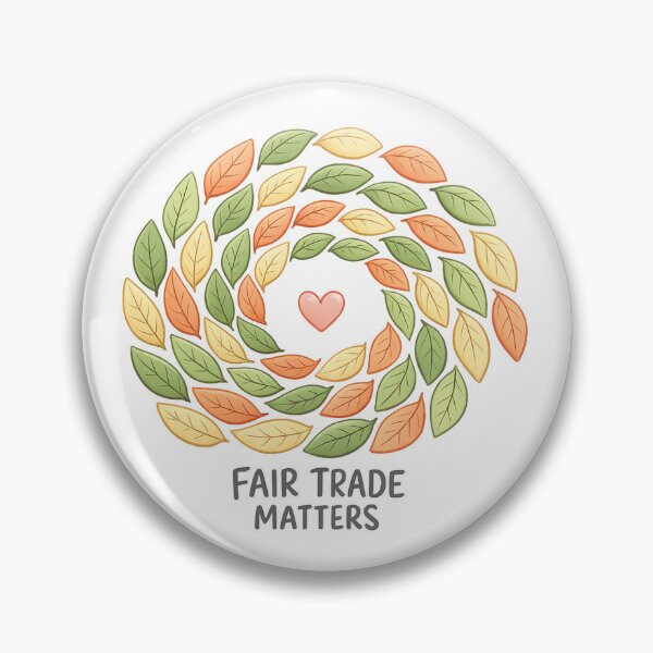 Item preview, Fair Trade Matters – Leaf Spiral Awareness designed and sold by LuveraxArt.
