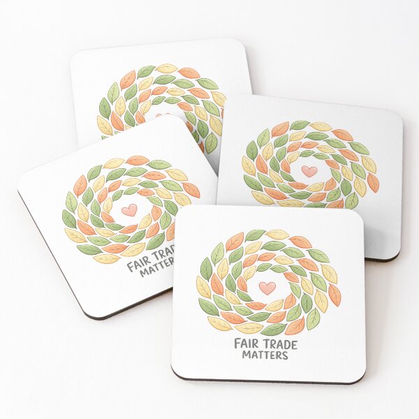 Item preview, Fair Trade Matters – Leaf Spiral Awareness designed and sold by LuveraxArt.