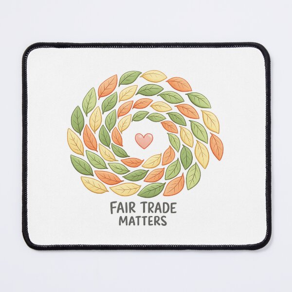 Item preview, Fair Trade Matters – Leaf Spiral Awareness designed and sold by LuveraxArt.