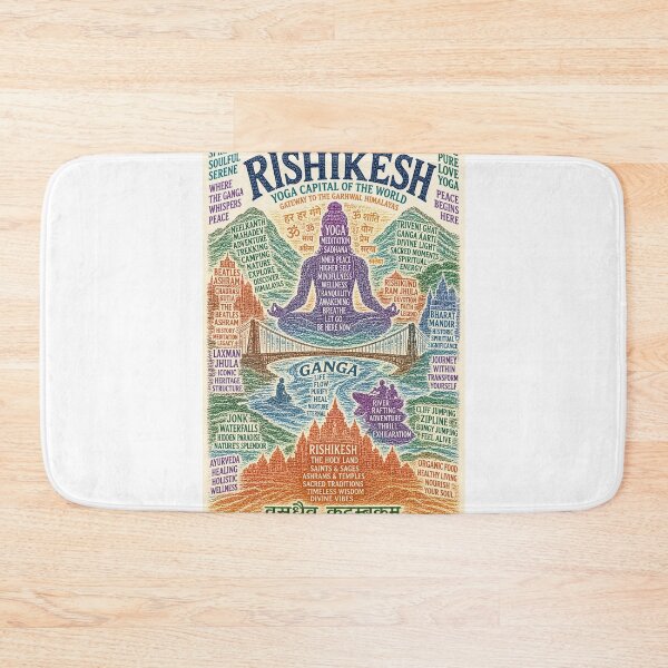 Item preview, Rishikesh India Yoga Capital with Ganga Aarti and Laxman Jhula designed and sold by Aryabek.