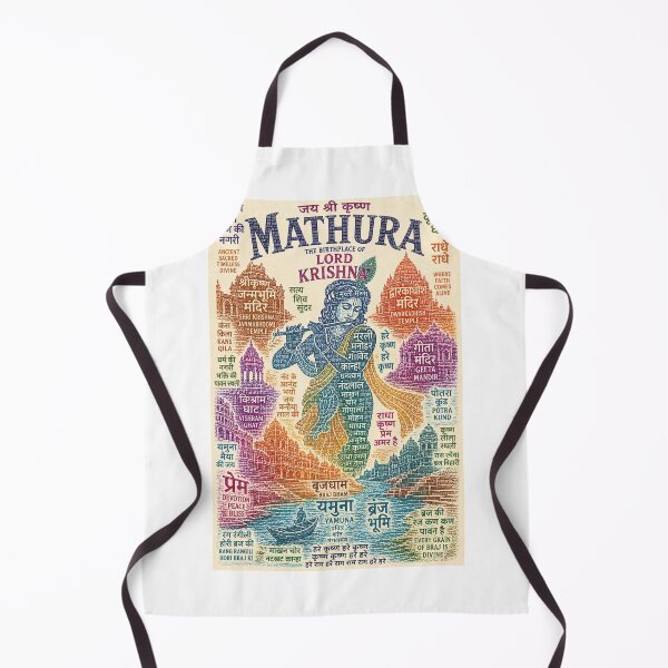 Item preview, Mathura Uttar Pradesh Krishna Janmabhoomi and Vrindavan Braj Dham designed and sold by Aryabek.