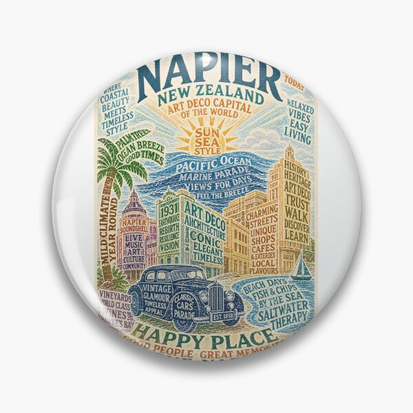 Item preview, Napier Hawke’s Bay Art Deco Architecture and Marine Parade Waterfront designed and sold by Aryabek.