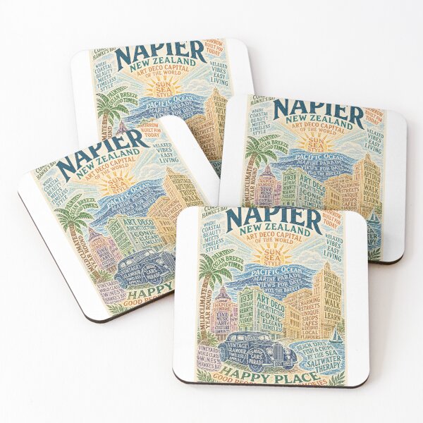 Item preview, Napier Hawke’s Bay Art Deco Architecture and Marine Parade Waterfront designed and sold by Aryabek.