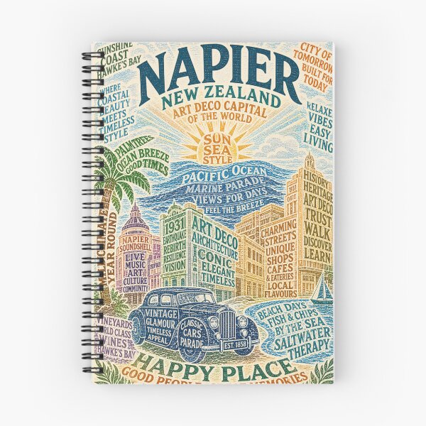 Item preview, Napier Hawke’s Bay Art Deco Architecture and Marine Parade Waterfront designed and sold by Aryabek.