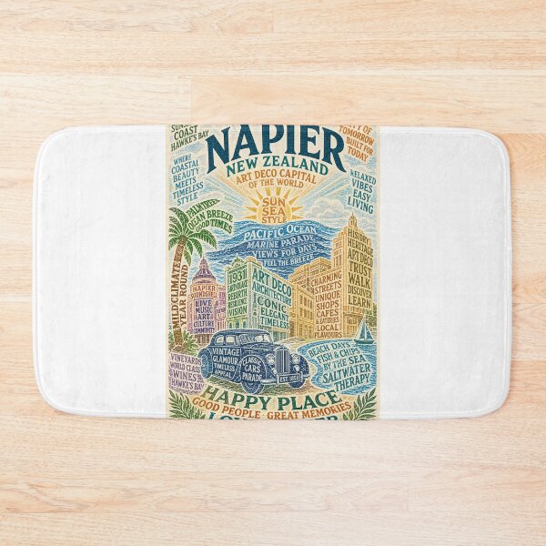 Item preview, Napier Hawke’s Bay Art Deco Architecture and Marine Parade Waterfront designed and sold by Aryabek.