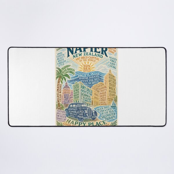 Item preview, Napier Hawke’s Bay Art Deco Architecture and Marine Parade Waterfront designed and sold by Aryabek.