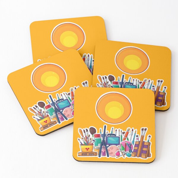 Item preview, Creative Artist Tools – Vibrant Painting Sticker Collection designed and sold by Yasmine Mohammed.