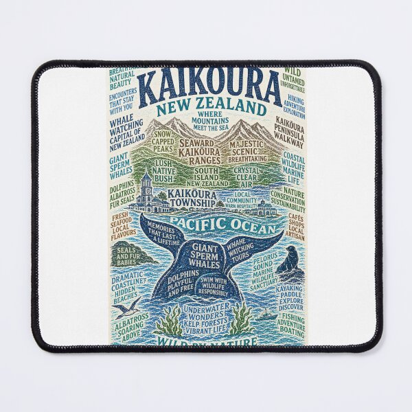 Item preview, Kaikoura South Island Whale Watching and Seaward Kaikoura Ranges designed and sold by Aryabek.