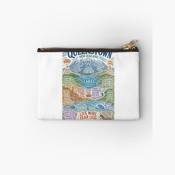 Item preview, Queenstown Otago Adventure Capital with Lake Wakatipu and The Remarkables designed and sold by Aryabek.