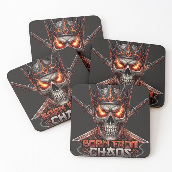 Item preview, BORN FROM CHAOS – Dark Samurai Streetwear Design designed and sold by AD-NOVA!!!.