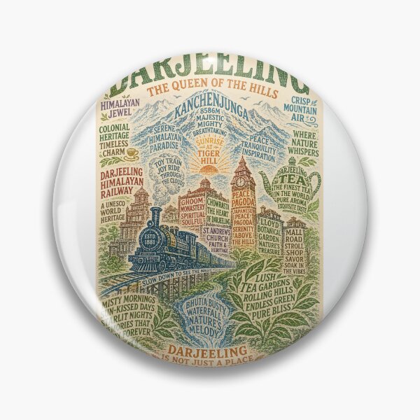 Item preview, Darjeeling West Bengal Himalayan Railway and Kanchenjunga Sunrise designed and sold by Aryabek.