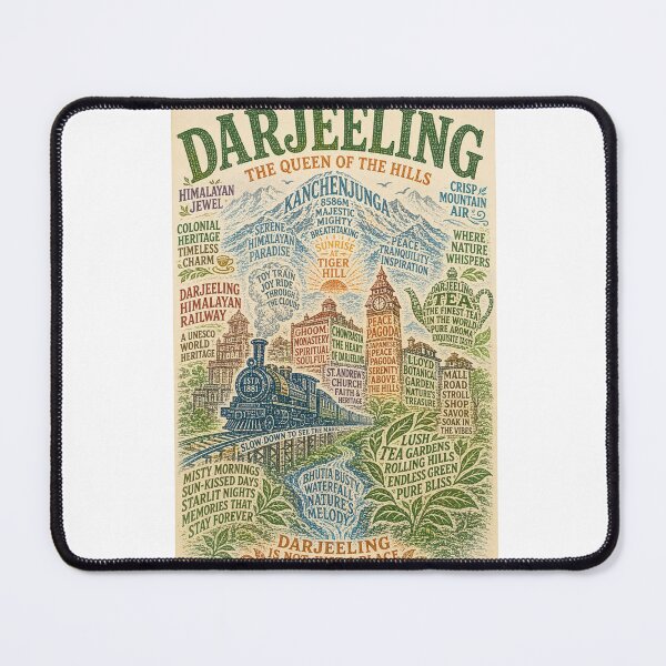 Item preview, Darjeeling West Bengal Himalayan Railway and Kanchenjunga Sunrise designed and sold by Aryabek.