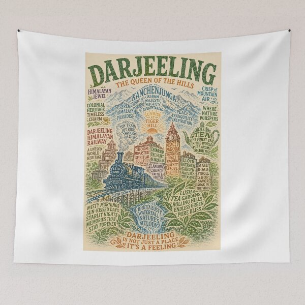 Item preview, Darjeeling West Bengal Himalayan Railway and Kanchenjunga Sunrise designed and sold by Aryabek.