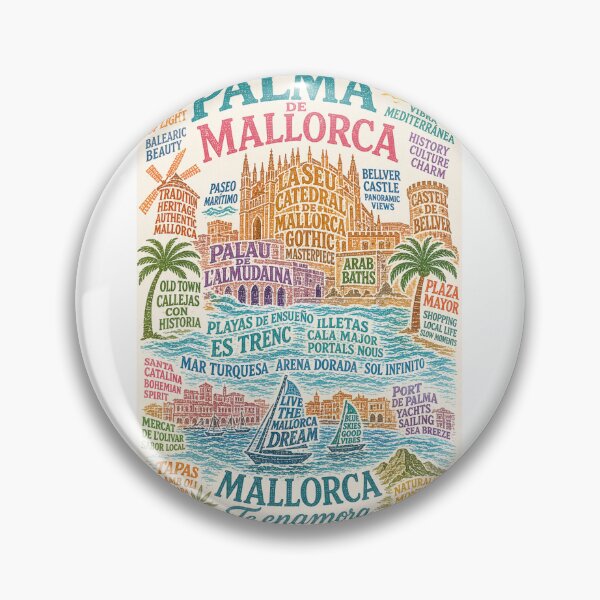 Item preview, Palma de Mallorca La Seu Cathedral Mediterranean Coast and Balearic Island Heritage designed and sold by Aryabek.