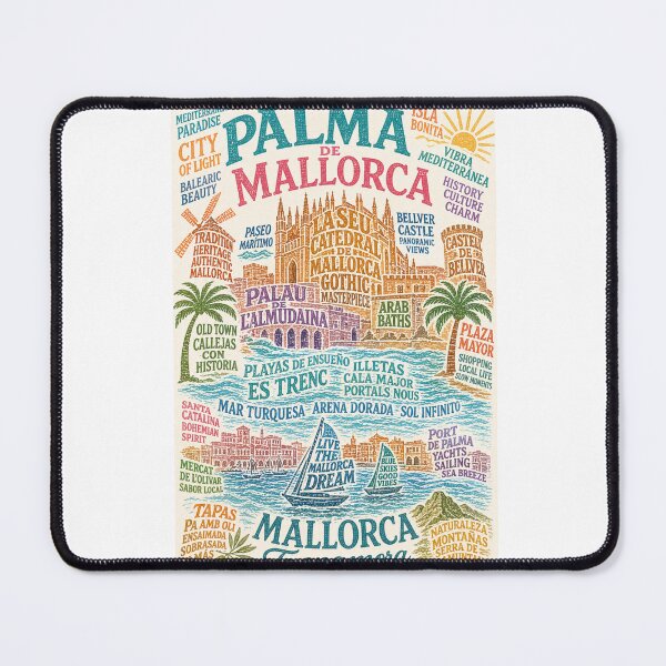 Item preview, Palma de Mallorca La Seu Cathedral Mediterranean Coast and Balearic Island Heritage designed and sold by Aryabek.
