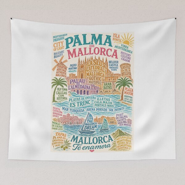 Item preview, Palma de Mallorca La Seu Cathedral Mediterranean Coast and Balearic Island Heritage designed and sold by Aryabek.