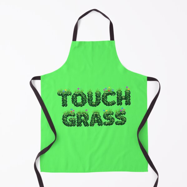 Item preview, "Touch Grass" Pixel Art Design designed and sold by PixelFishie.